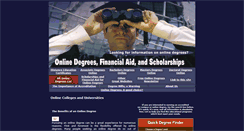 Desktop Screenshot of online-degrees-and-scholarships.com